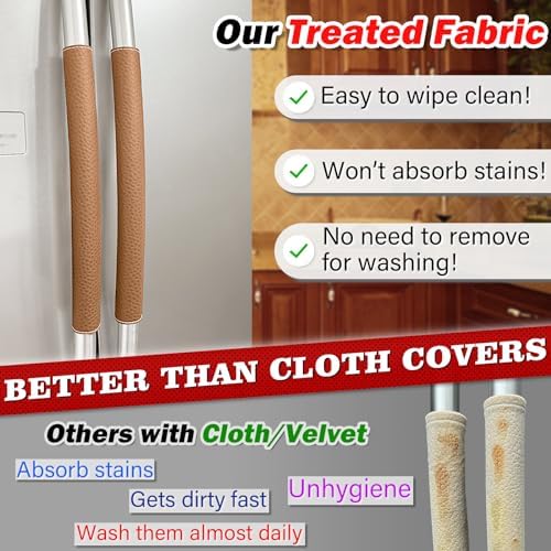 Refrigerator Door Handle Covers, Adjustable Appliance Handle Covers, Keep Your - Image 2