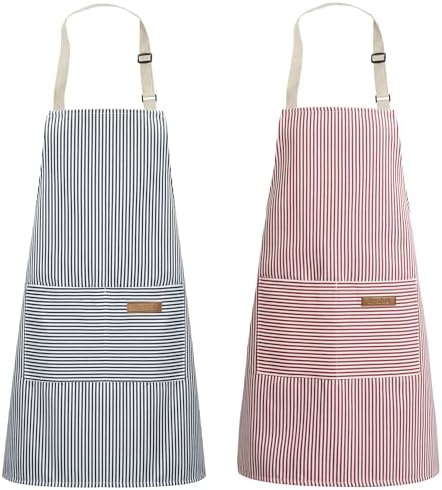Syntus Apron for Men Women, Adjustable Cooking Kitchen Apron by Syntus