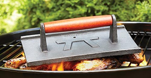 Outset Cast Iron, Rectangular Grill Press - Image 3