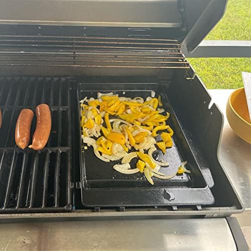 DELSbbq 7658 Cast Iron Griddle for Weber Spirit II/I 200 300, Genesis Grill - Image 6