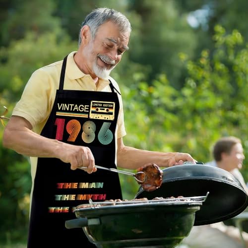 Funny Aprons for Men Birthday Gifts for Men Dad Grilling BBQ - Image 6