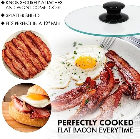 Northwest Enterprises Bacon Press, Round Tempered Glass Bacon Press and - Image 6