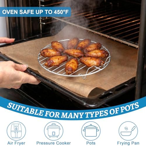 P&P CHEF Round Cooking Rack, Cooling Rack - Image 6