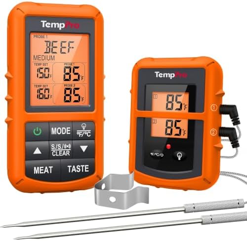 TempPro TempSync 500FT Wireless Meat Thermometer by TempPro