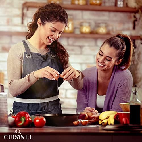 Cuisinel Cast Iron Skillet + Cast Iron Lid Set - Image 6