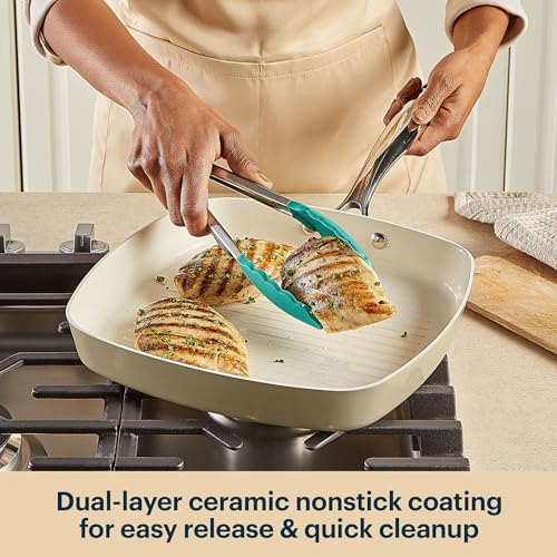 Pyrex 11-Inch Grill Pan Ceramic Cookware - Image 4