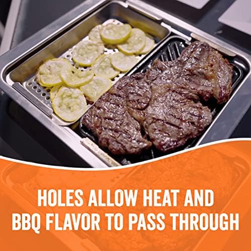 Yukon Glory Cast Iron and Stainless Grill Set, Pan and Serving Station - Image 6