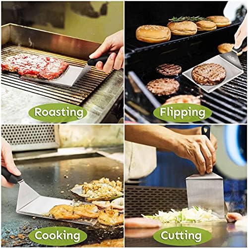 HULISEN Smashed Burger Kit, Stainless Steel Burger Press - Image 4