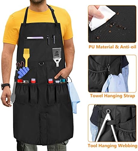 HODRANT Large BBQ Grilling Apron - Image 3