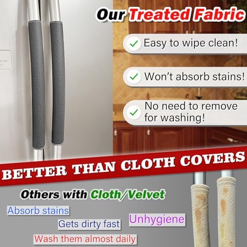 Refrigerator Handle Covers, Adjustable Appliance Handle Covers, Keep Your - Image 2