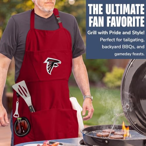 Team Sports America NFL Atlanta Falcons Grill Chef Aprons - Image 2