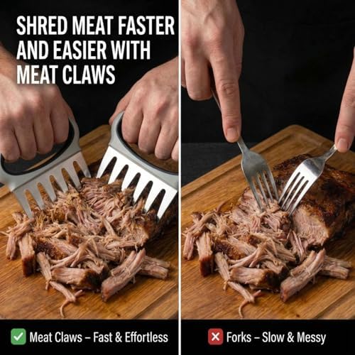 Meat Shredder Claws for Chicken & Pulled Pork Heavy Duty Meat Claws - Image 4