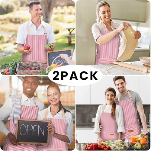 BeLuyi 2 Pack Adjustable Bib Apron - Image 7