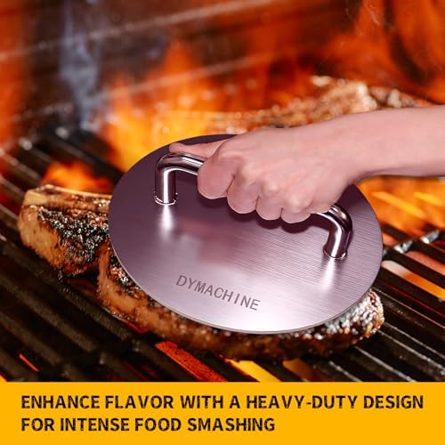 Smash Burger Press, 7 Inch Stainless Steel Hamburger Press, 2.5mm Thick - Image 6