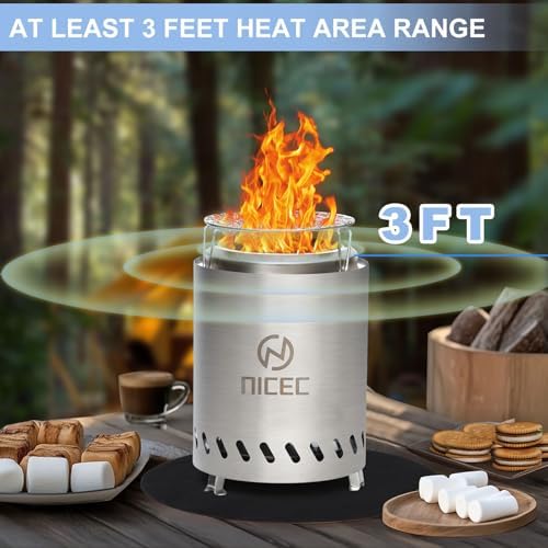 Nice C Smokeless Fire Pit, Portable Tabletop Fire Pit - Image 6