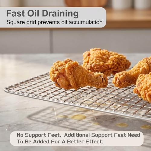 24 PCS 12 "x 8" Disposable Grill Rack Grids, BBQ Roasting Rack - Image 4