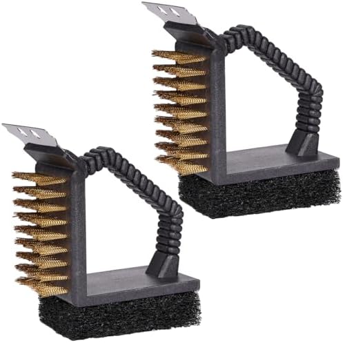 2 Pack Grill Brush and Scraper by SquEqu