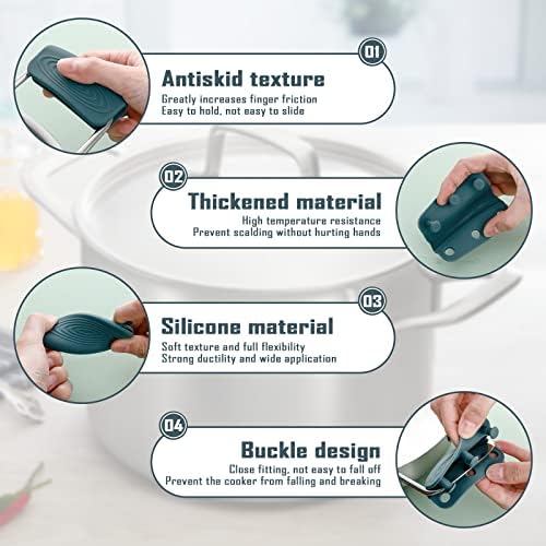 2Pcs Silicone Pot Handle Covers - Image 5