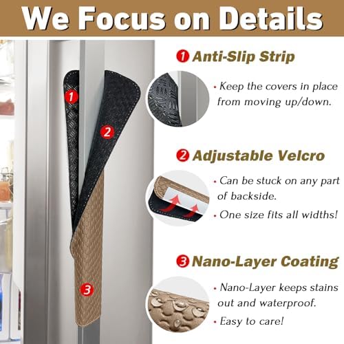 Refrigerator Door Handle Covers, Performance Appliance Handle Covers, Non-Slip - Image 4