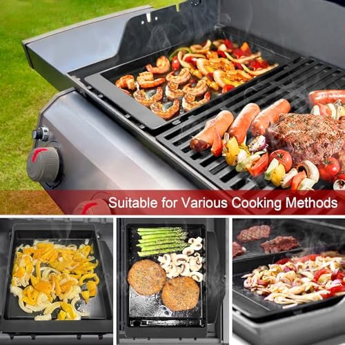 GasSaf 7658 Griddle for Weber Spirit 200 300, Grill Pan for Spirit II E-210 - Image 6