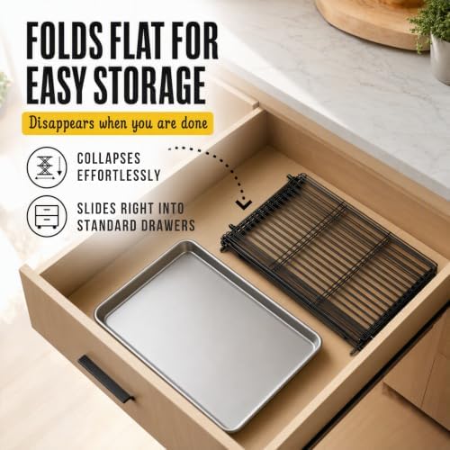 Checkered Chef Collapsible Cooling Racks - Image 4