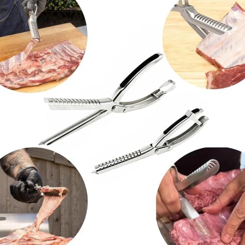 1 Set Rib Membrane Removal Tool, Stainless Steel Rib Prep Tool Membrane Remover - Image 2
