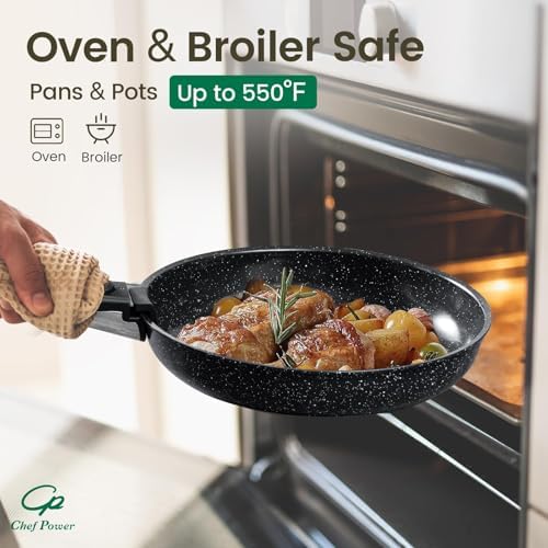 Chef Power Ceramic Cookware Set - Image 6
