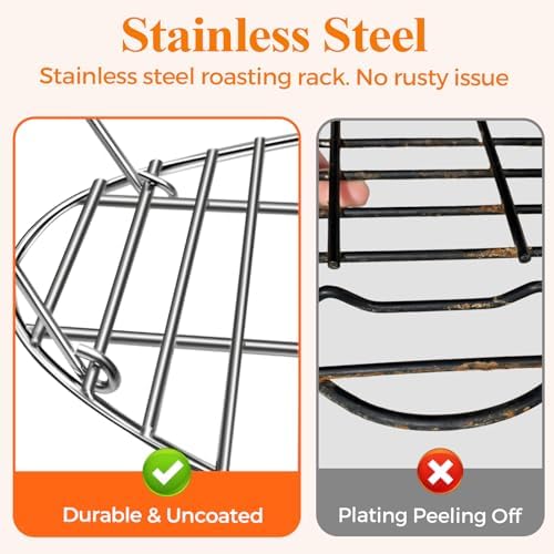 DePango 16.5inch Oval Roasting Rack - Image 2