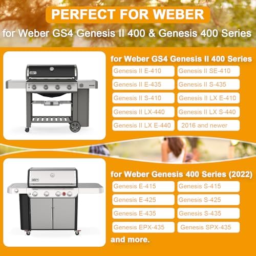 Full Size Griddle for Weber Genesis II 400 Series Nonstick Flat Top Grill Plate - Image 3