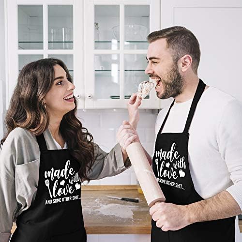 Funny Aprons for Women Men, Novelty Kitchen Cooking Apron - Image 5