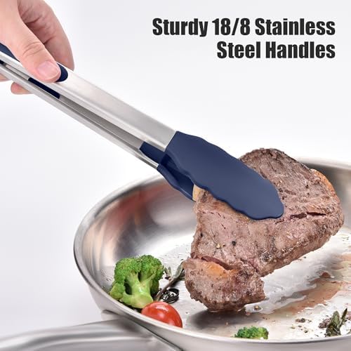 Doosu Kitchen Tongs with Silicone Tips - Image 4