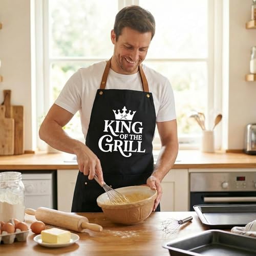 INNORU King of The Grill Sign Apron - Image 5