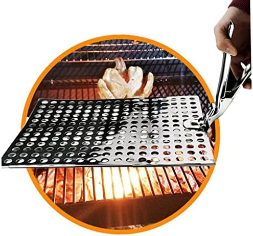 Grill Grate Lifter Stainless Steel Heavy Duty BBQ Plate Pan Bakeware Clamps - Image 3