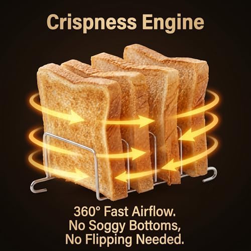 2Pcs Stainless Steel Toast Rack - Image 3