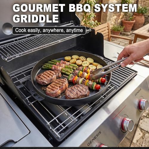 Griddles for Weber Kettle Grill Accessories 22 inch 7421 Round Cast Iron - Image 5