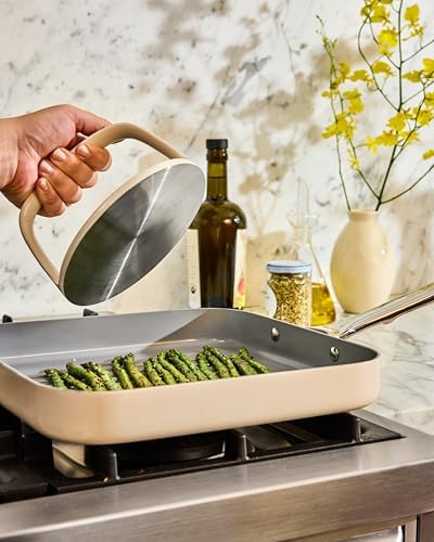 Caraway Grill Press with Handle, 100% Stainless Steel Body - Image 7