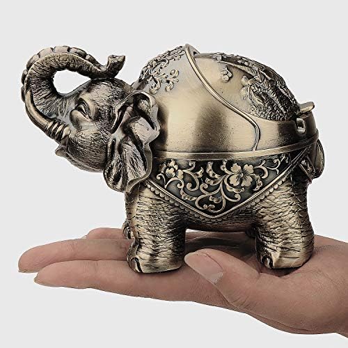 LAUYOO Metal Elephant Ashtray - Image 5