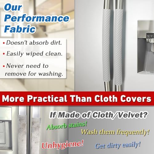Refrigerator Door Handle Covers, Performance Appliance Handle Covers, Non-Slip - Image 2