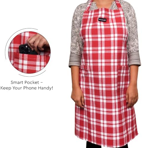 Encasa XO Cotton Kitchen Aprons - Image 5