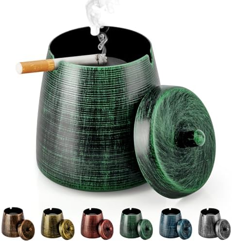 Ashtray for Cigarettes Outdoor, Outdoor Ashtray by Yiiwinwy