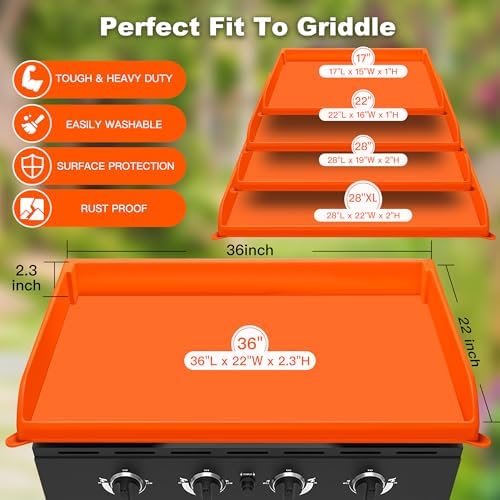 NancyL 36 Inch Silicone Griddle Cover - Image 2