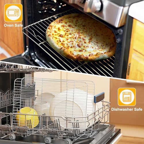 P&P CHEF 15.3" x 11.25" Cooling Baking Wire Racks Pack of 2 - Image 4