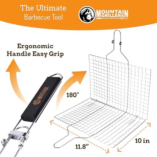 Mountain Grillers BBQ Grill Basket - Image 3