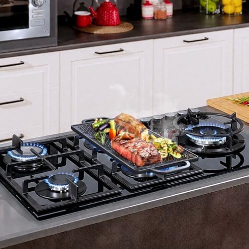 GasSaf 20x9 Heavy Cast Iron Griddle - Image 6