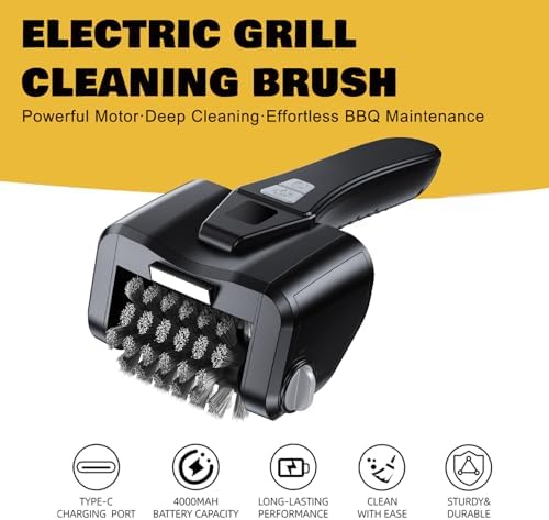 Electric Grill Brush, Rechargeable BBQ Cleaner - Image 2