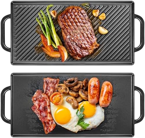 GasSaf 20x9 Heavy Cast Iron Griddle by GasSaf