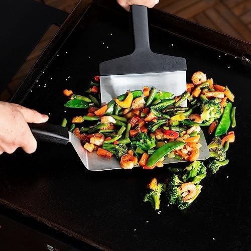 Outset Griddle Scraper and Cleaner, Stainless Steel Griddle Cleaner - Image 4