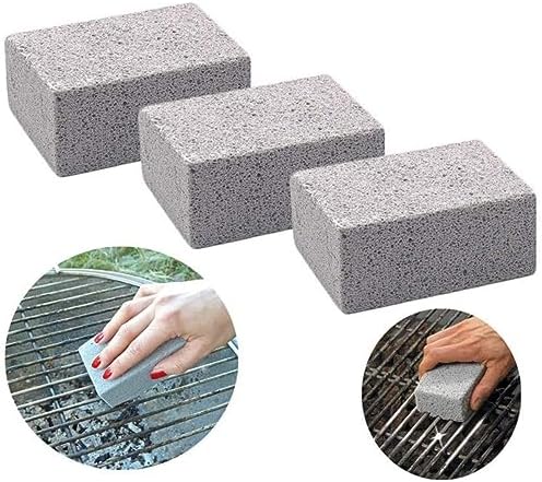 3 Pack Grill Cleaning Stone Brick Block Magic Pumice Stone - Image 2