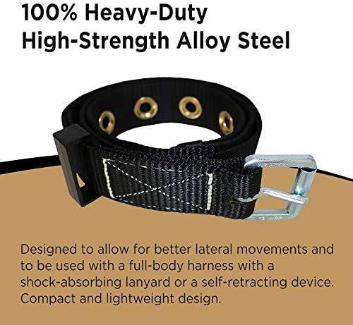 AFP Tongue Buckle Body Harness, Heavy-Duty Tool Safety Belt, Construction - Image 3