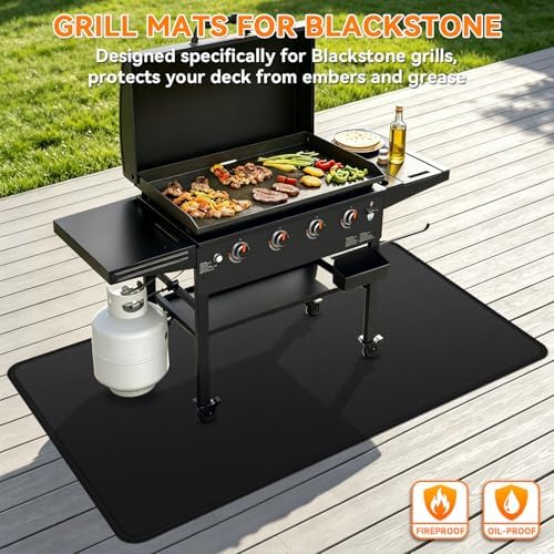 72 x 39 Inch Under Grill Mats for Blackstone Griddle Deck Protector - Image 2